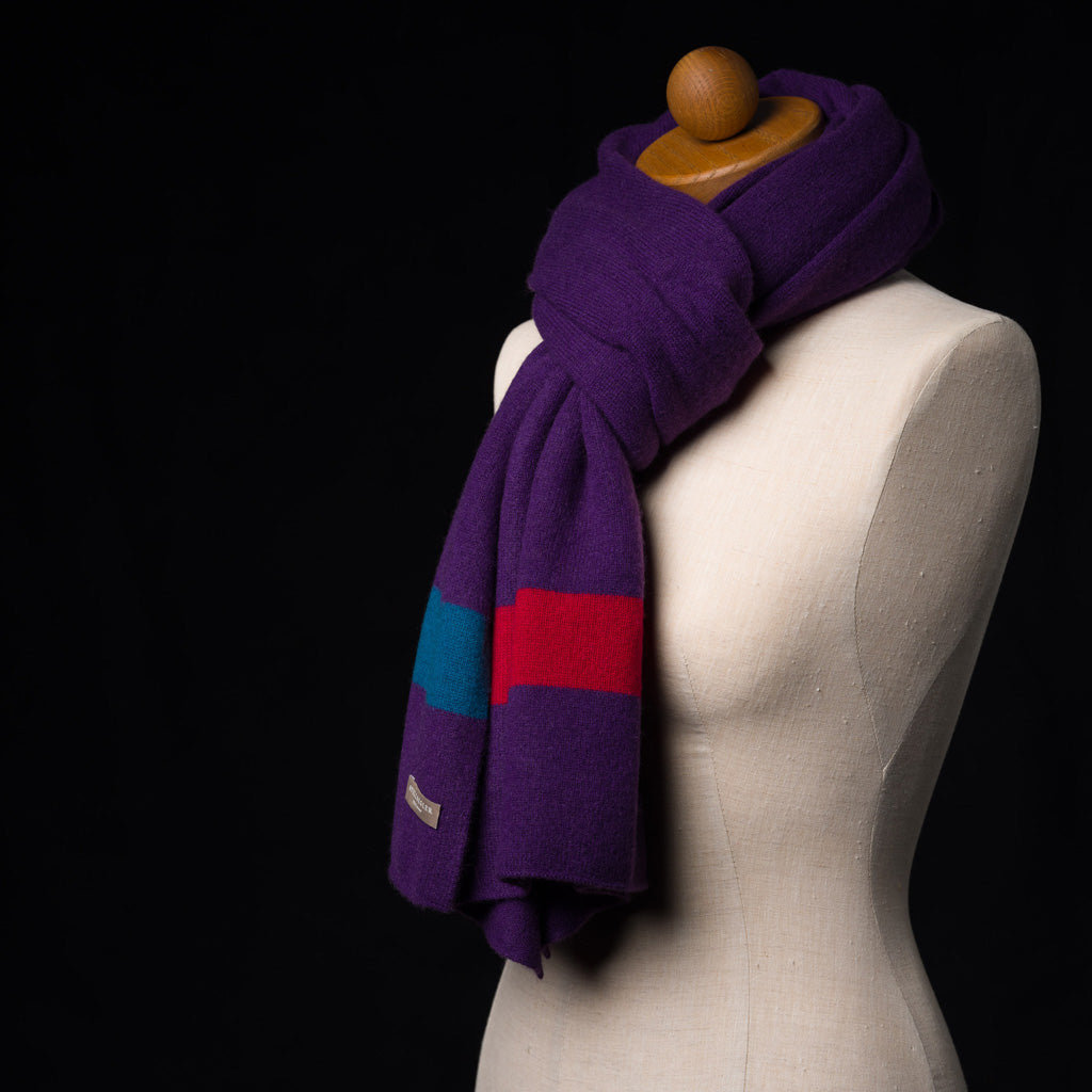 Adele Schal Cashmere Violett