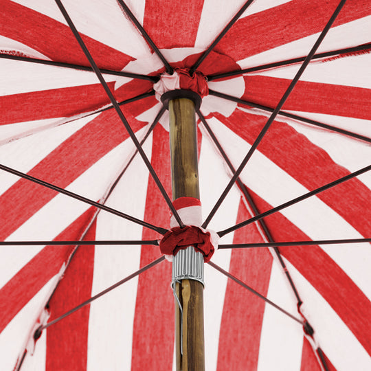 Francesco Maglia Strandschirm Rot – Edition „Stillsegler Parasol“